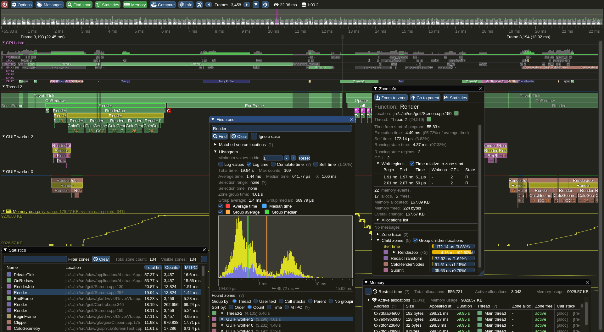 Integrating Tracy Profiler in C++